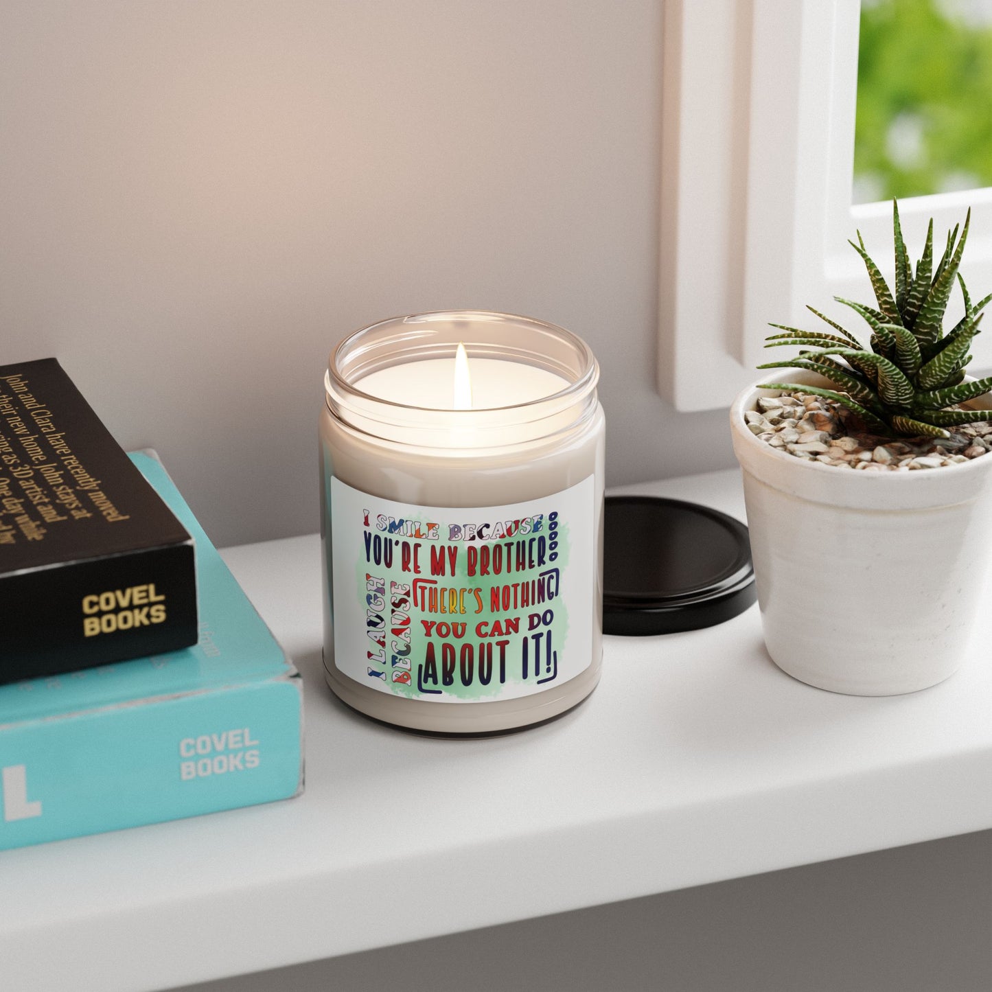 Brother Funny Quote Candle