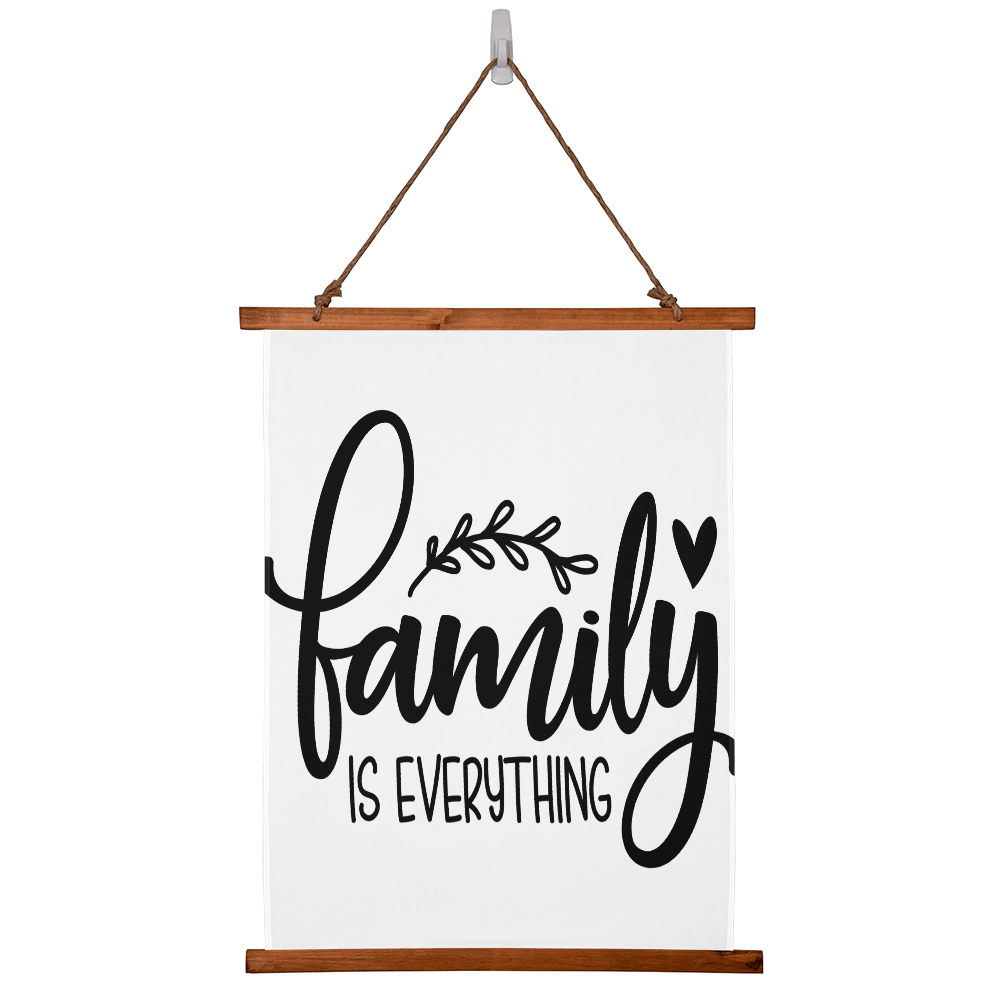 Family Is Everything – Meaningful Wall Tapestry for Home & Heart