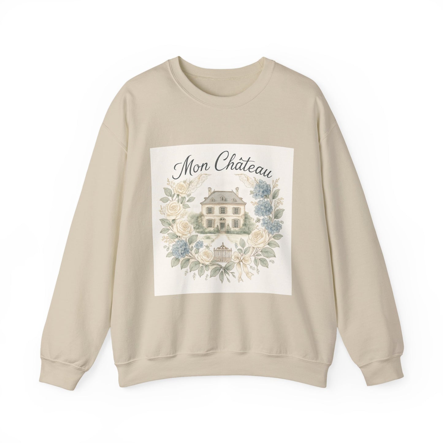 Cozy Floral Crewneck Sweatshirt - Mon Château Design