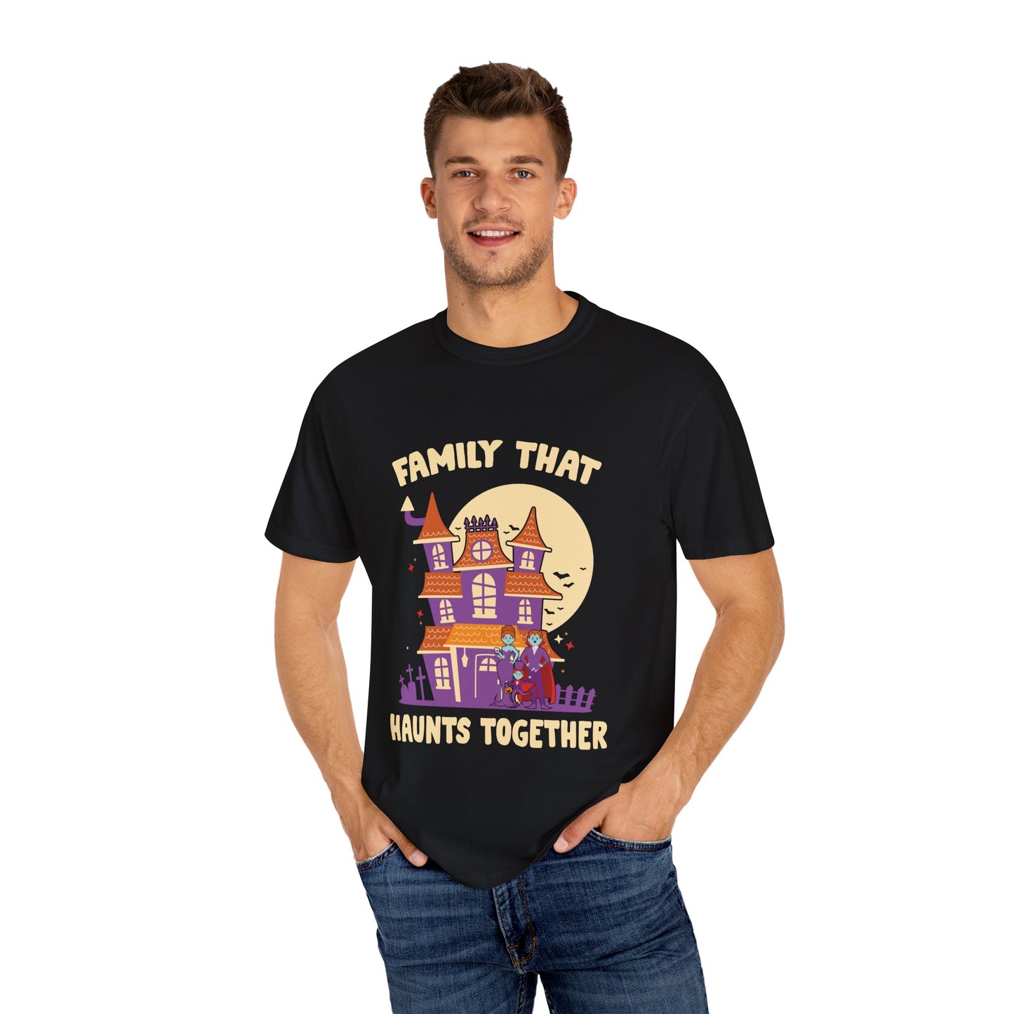 Family That Haunts Together Halloween T-Shirt