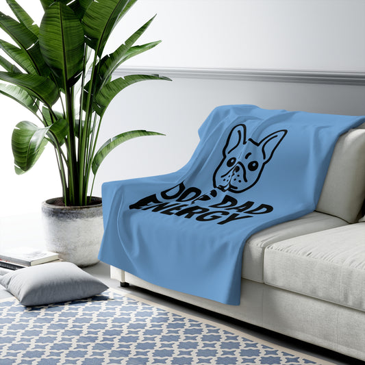Dog Dad Blanket "Funny Pet Lover Gift