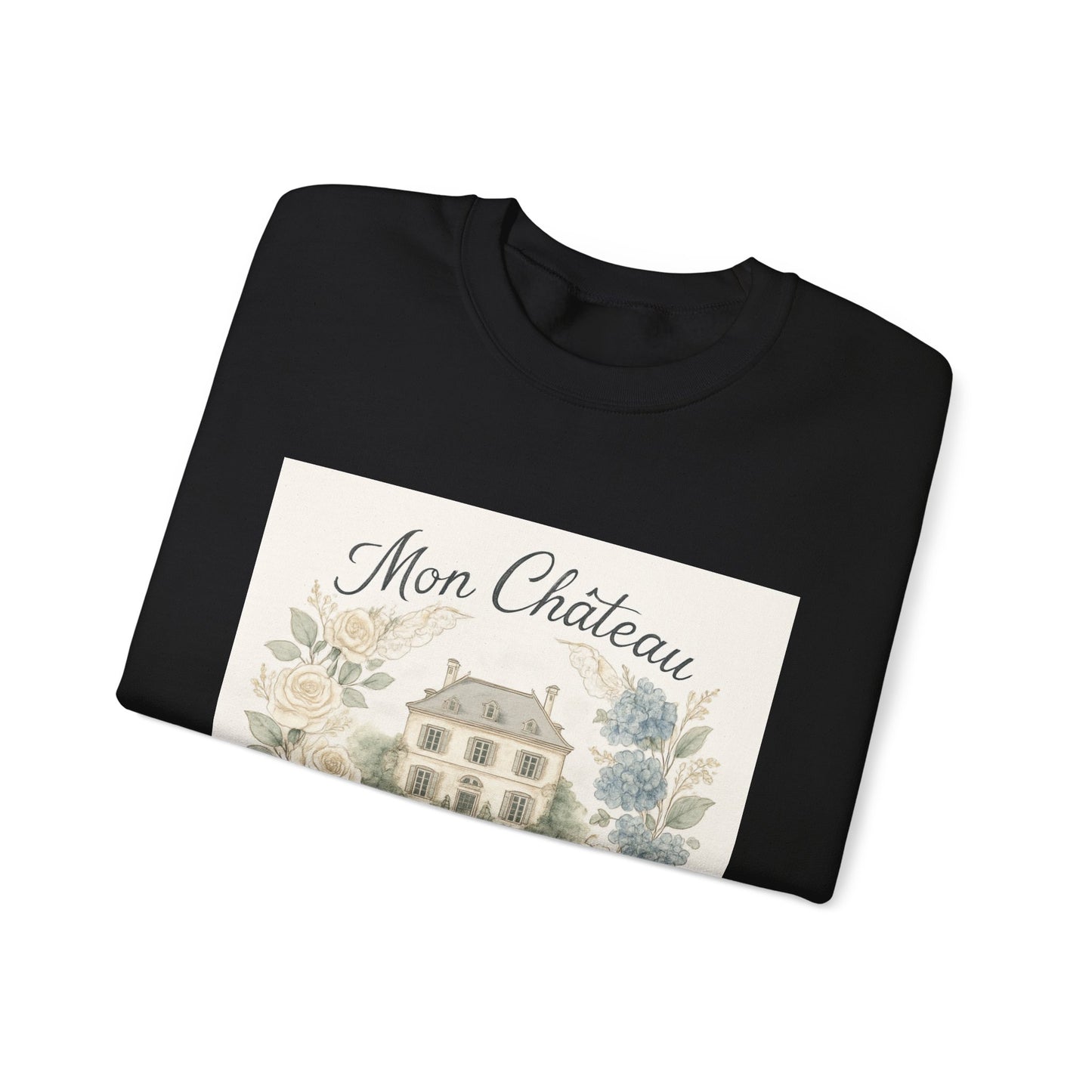 Cozy Floral Crewneck Sweatshirt - Mon Château Design