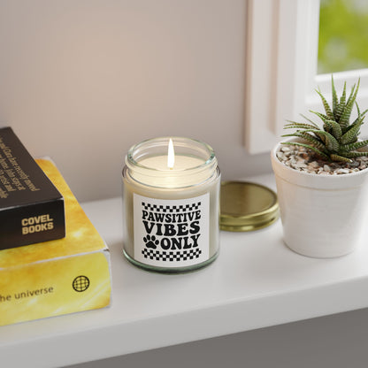 Pawsitive Vibes Candle "Pet Lover Gift