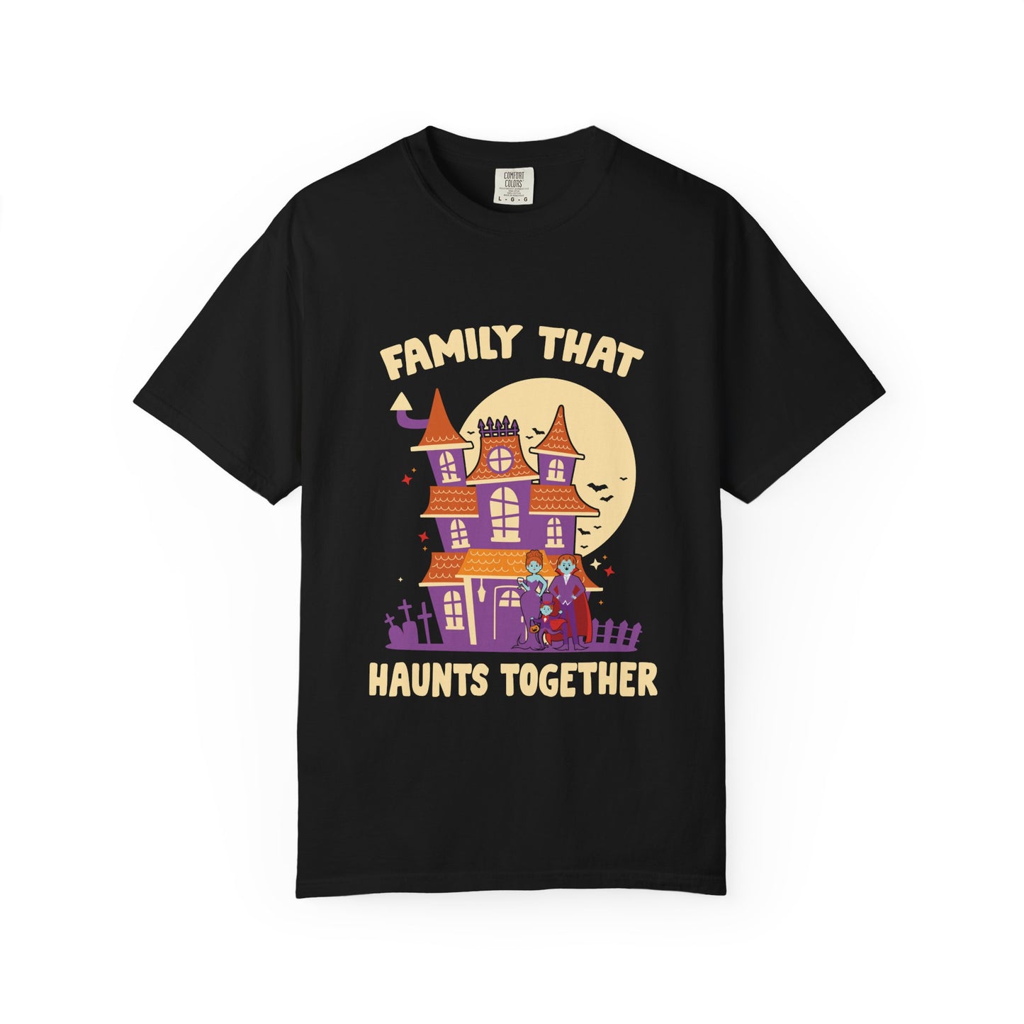 Family That Haunts Together Halloween T-Shirt