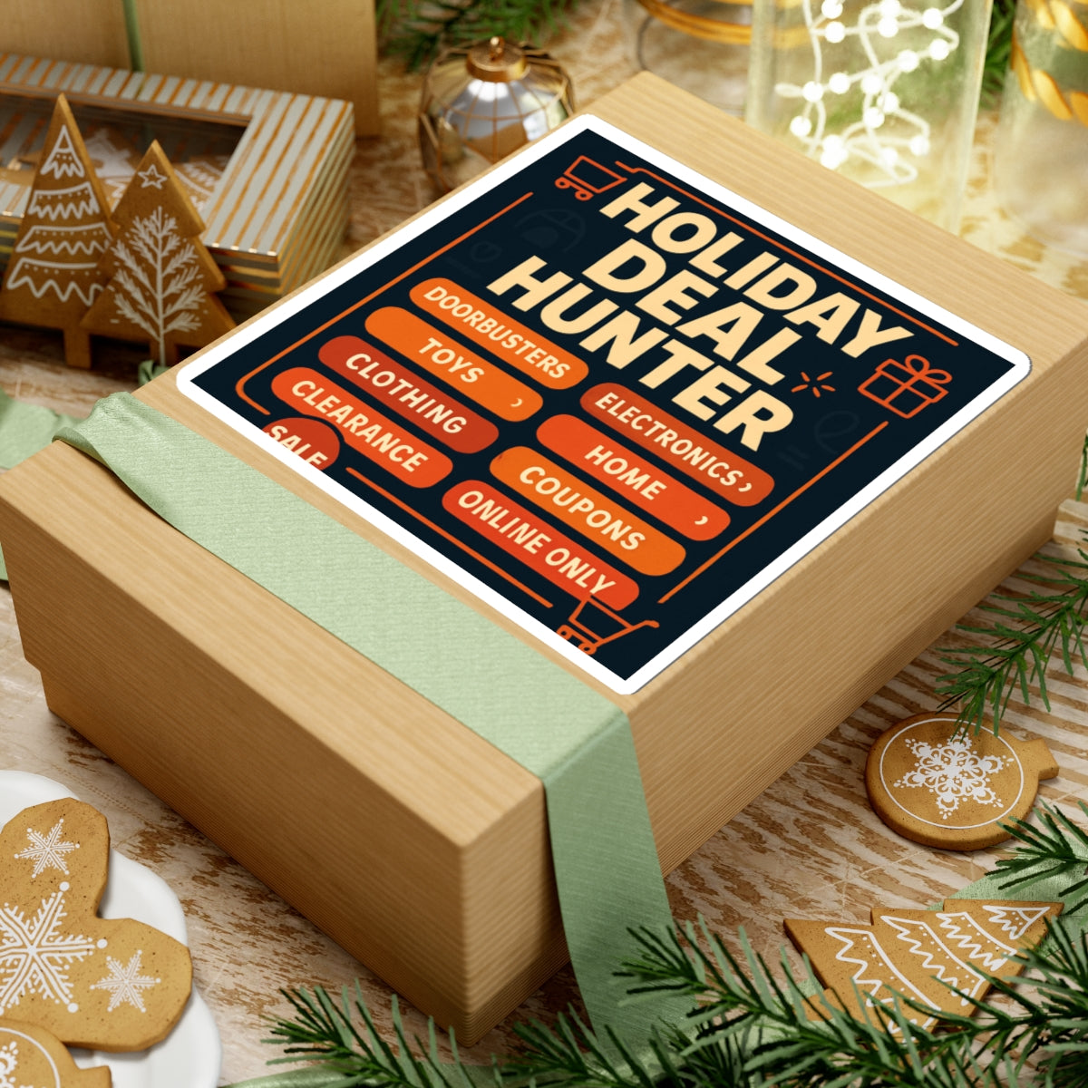 Holiday Deal Hunter Stickers