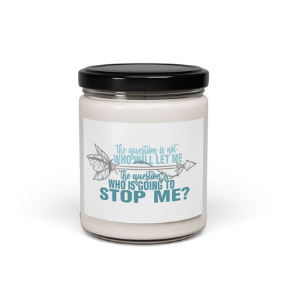 Inspirational Quote Candle "Motivational Home Decor