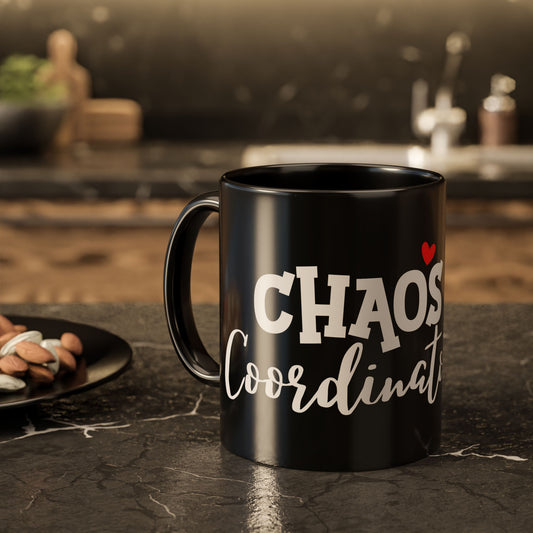 Chaos Coordinator Coffee Mug" Funny Mom Office Cup