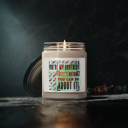 Brother Funny Quote Candle