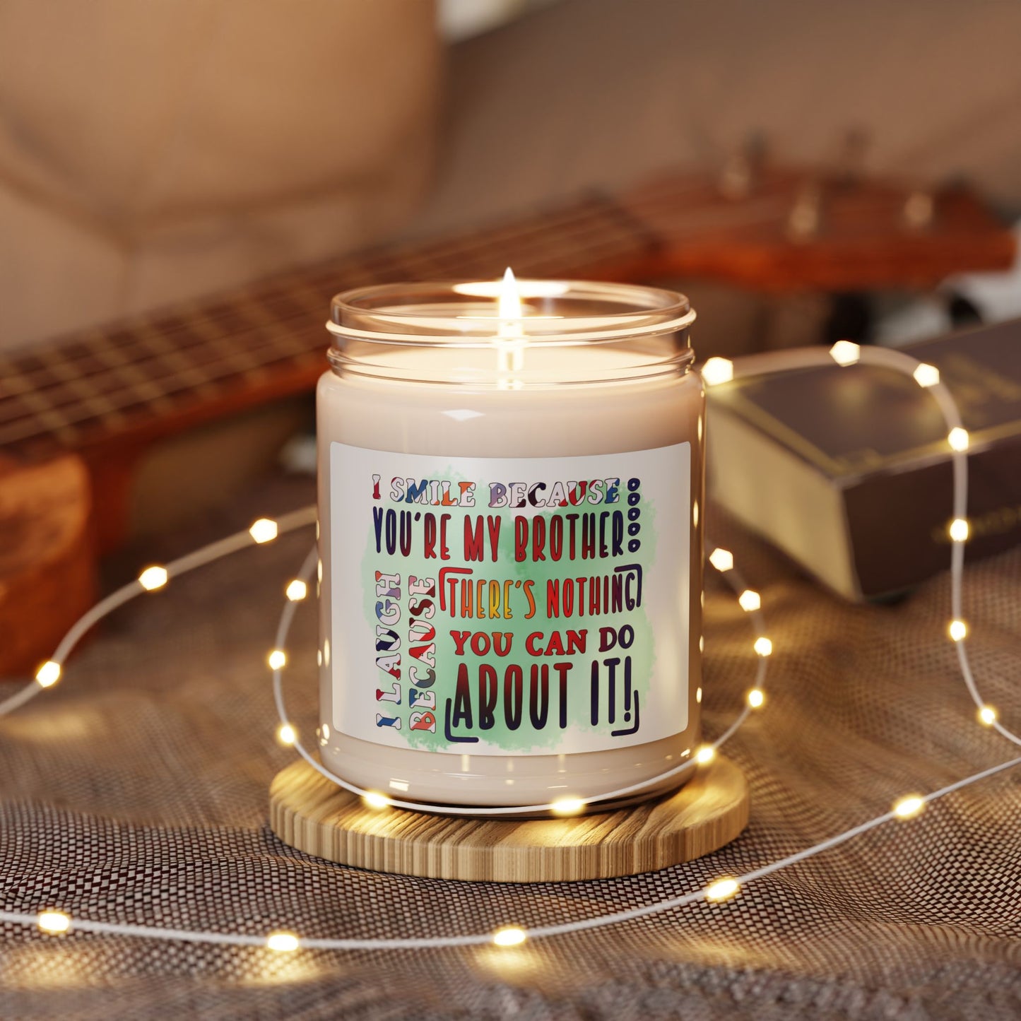 Brother Funny Quote Candle