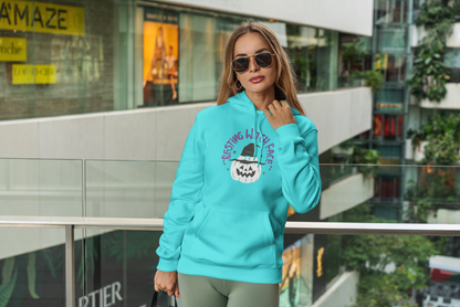 Hoodie - Resting Witch Face Halloween Design