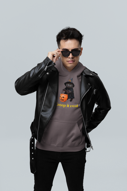 Halloween Hoodie Sweatshirt - Creep it Real Design