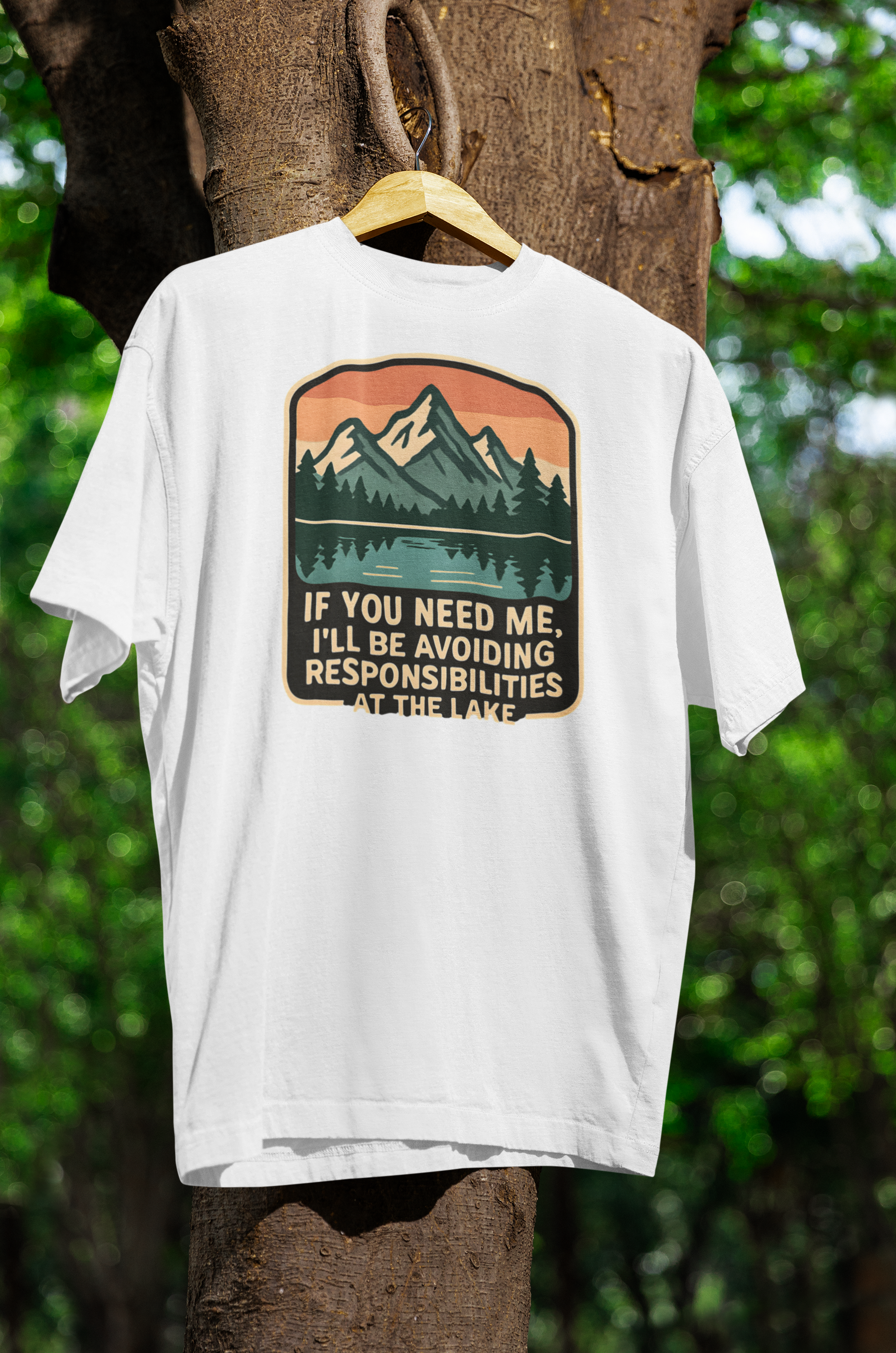 "If You Need Me, I’ll Be Avoiding Responsibilities at the Lake"