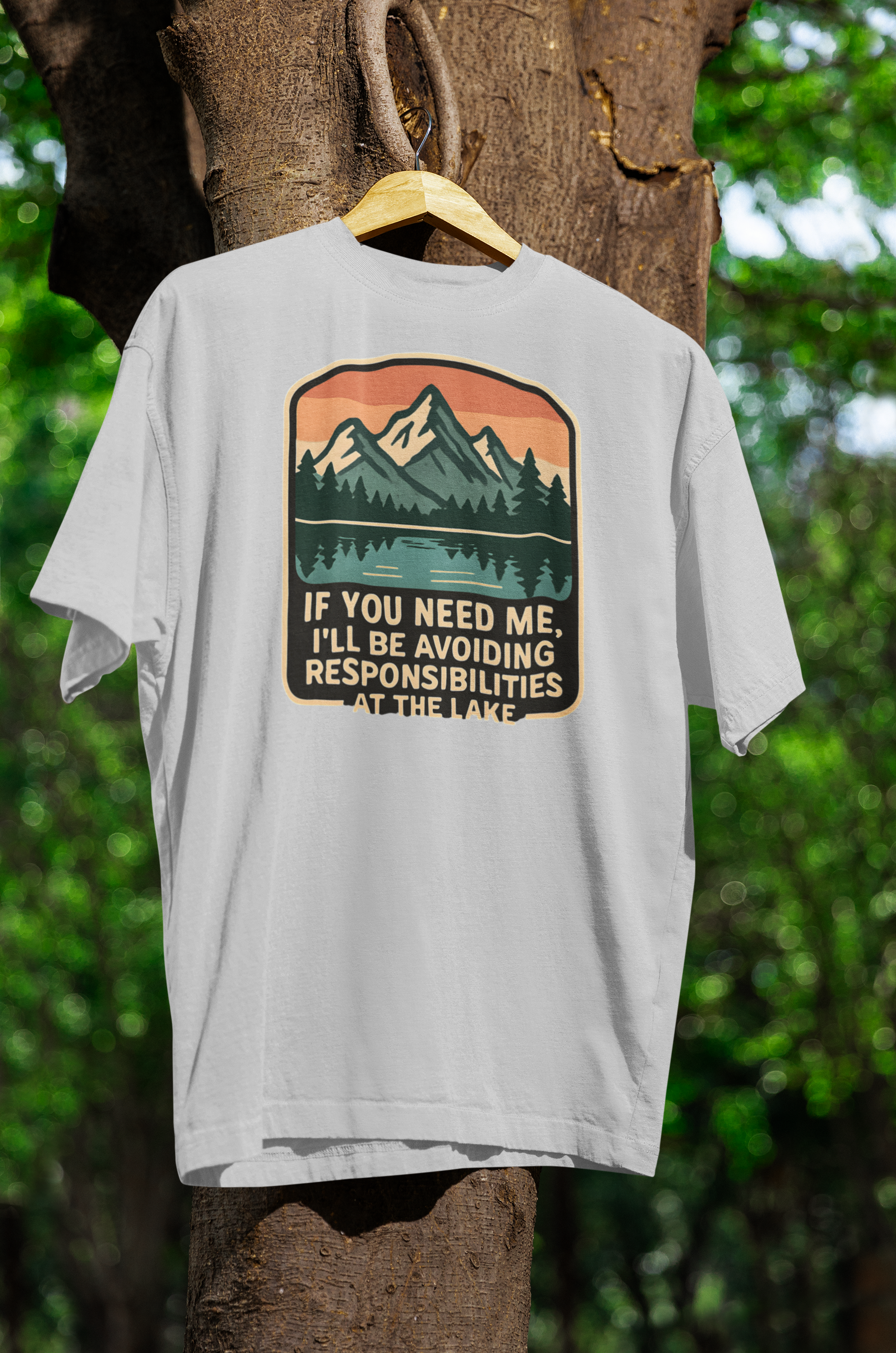 "If You Need Me, I’ll Be Avoiding Responsibilities at the Lake"