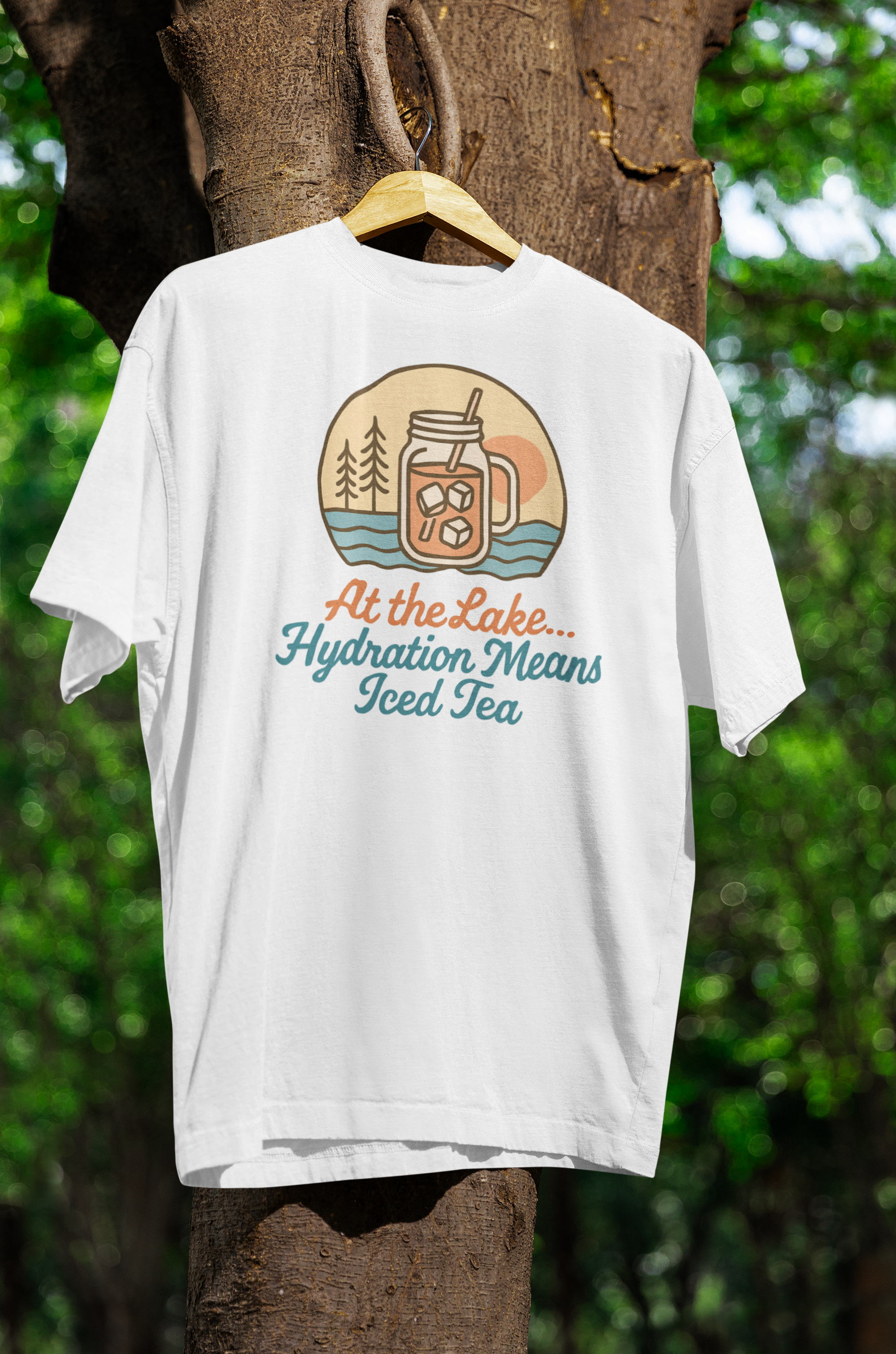 "At the Lake... Hydration Means Iced Tea"