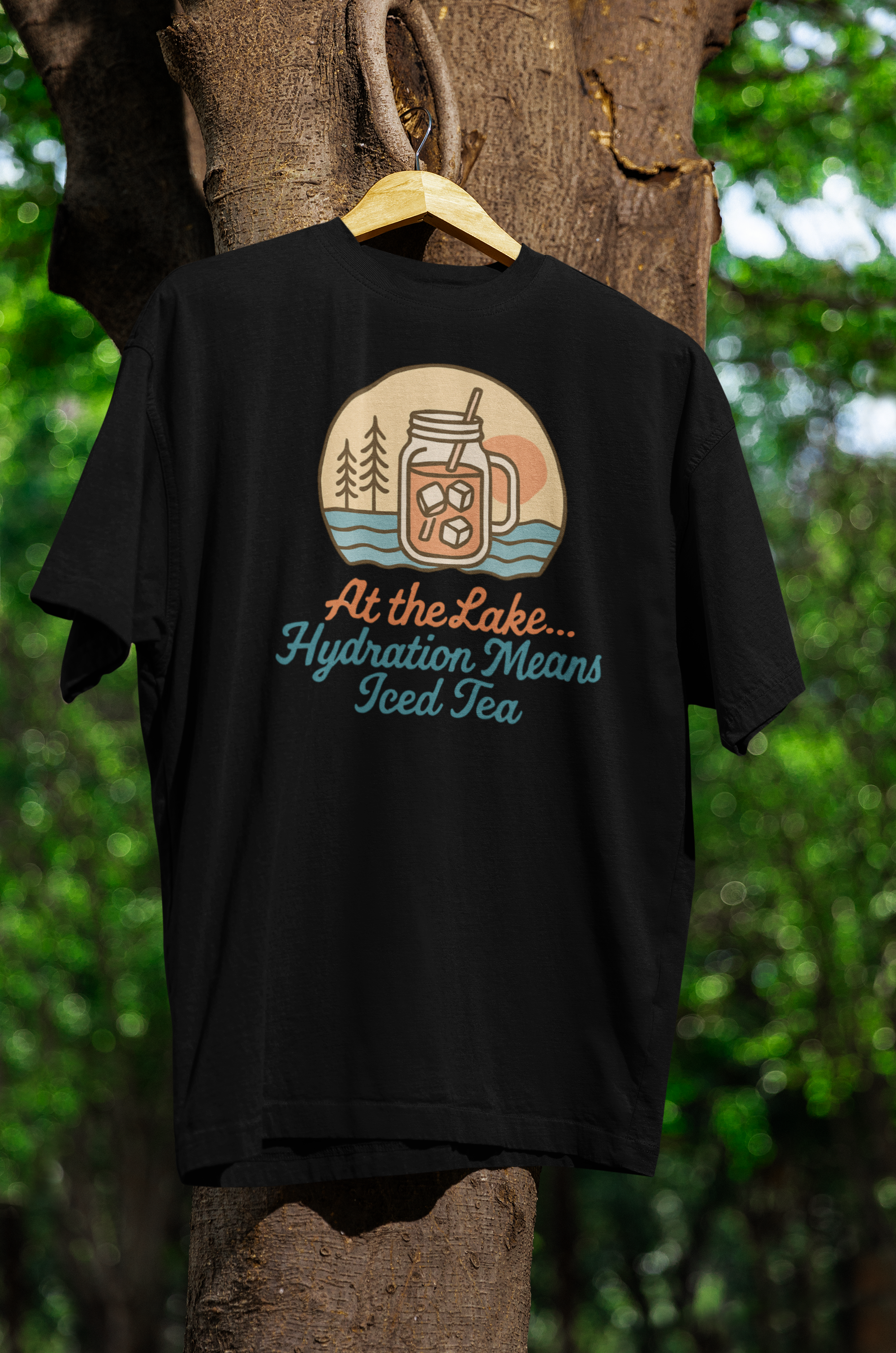 "At the Lake... Hydration Means Iced Tea"