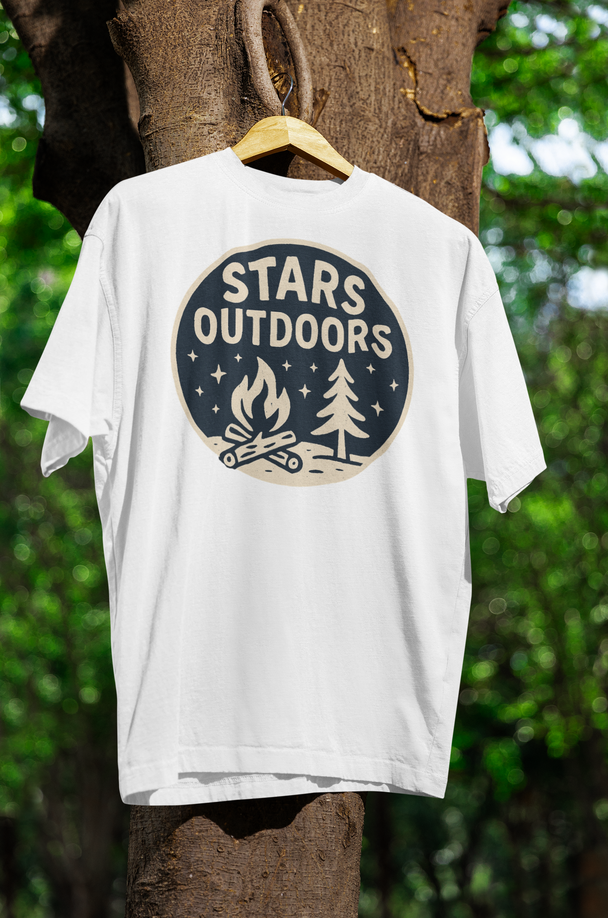 Stars & Outdoors Campfire T-Shirt