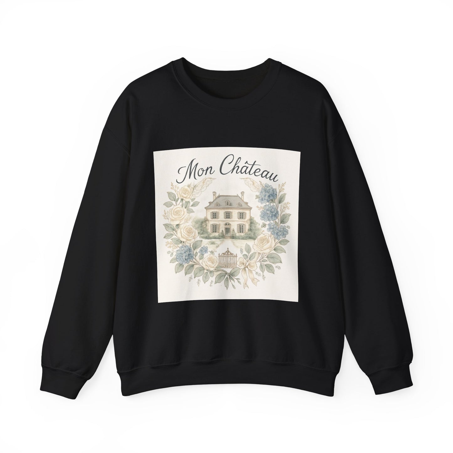 Cozy Floral Crewneck Sweatshirt - Mon Château Design