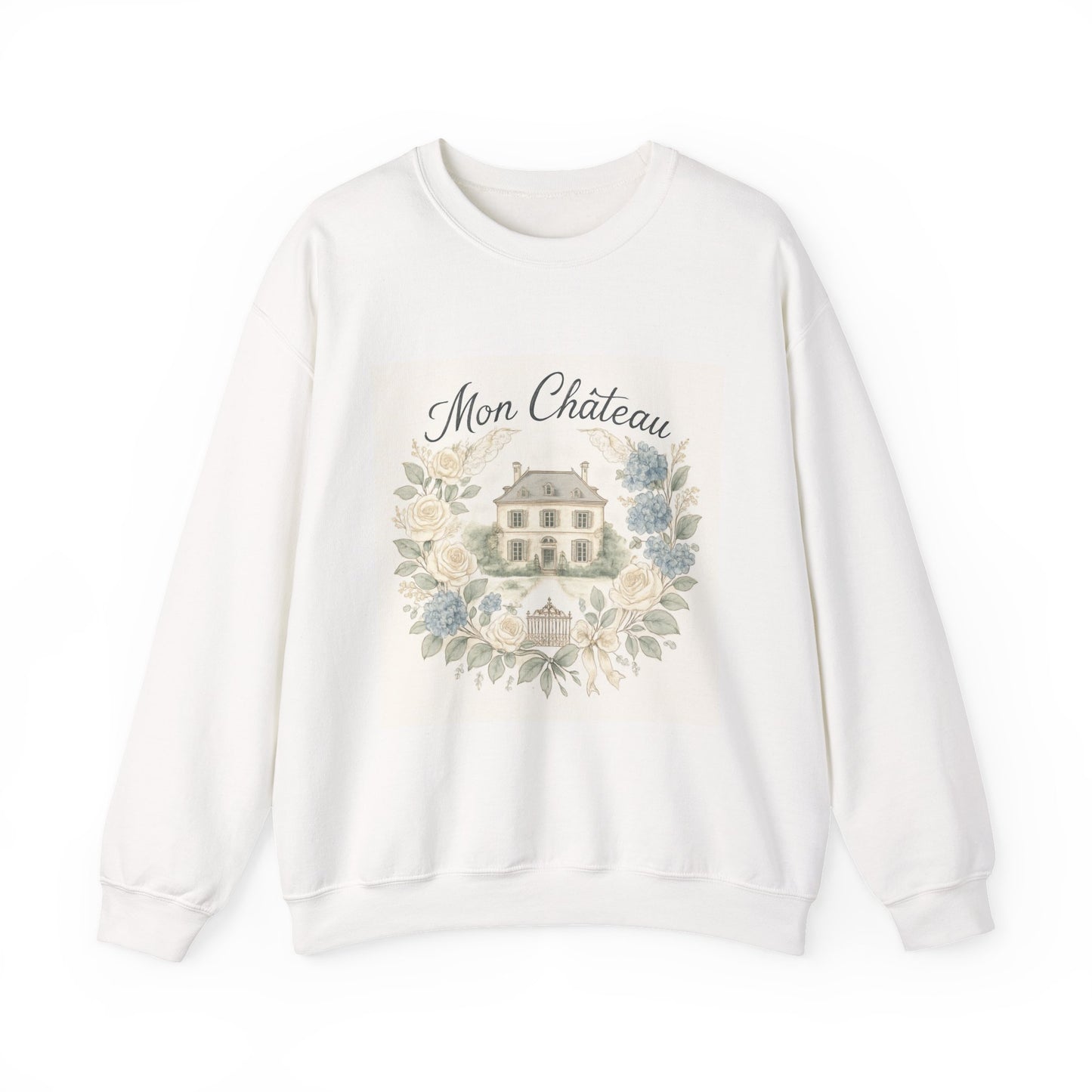 Cozy Floral Crewneck Sweatshirt - Mon Château Design