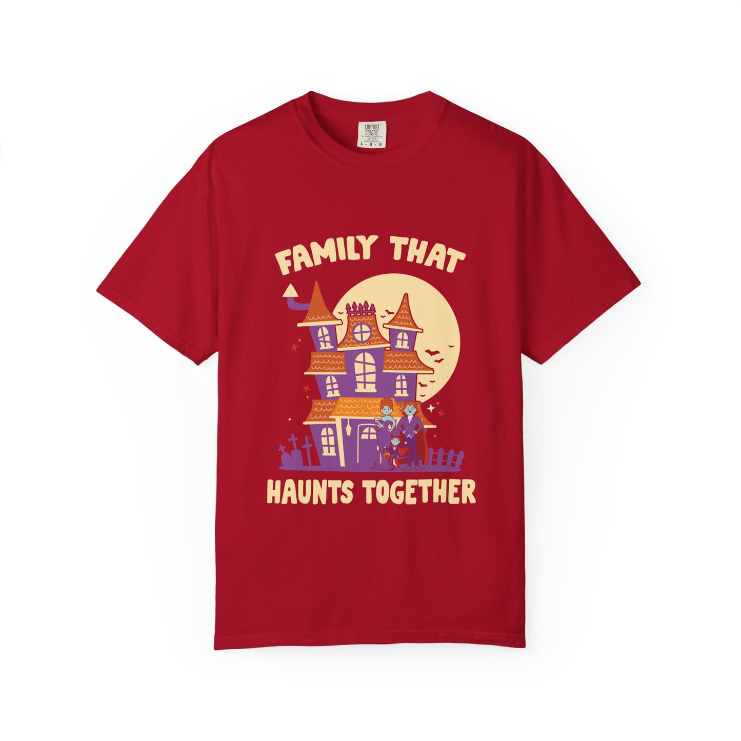 Family That Haunts Together Halloween T-Shirt