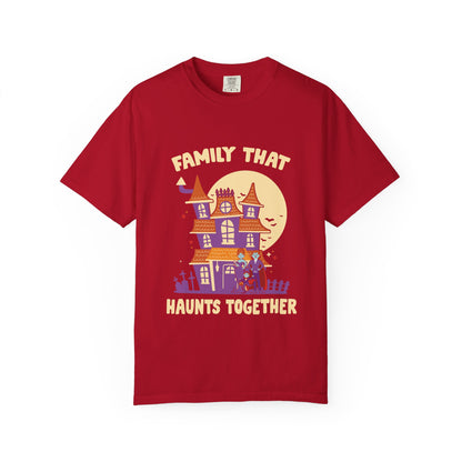 Family That Haunts Together Halloween T-Shirt