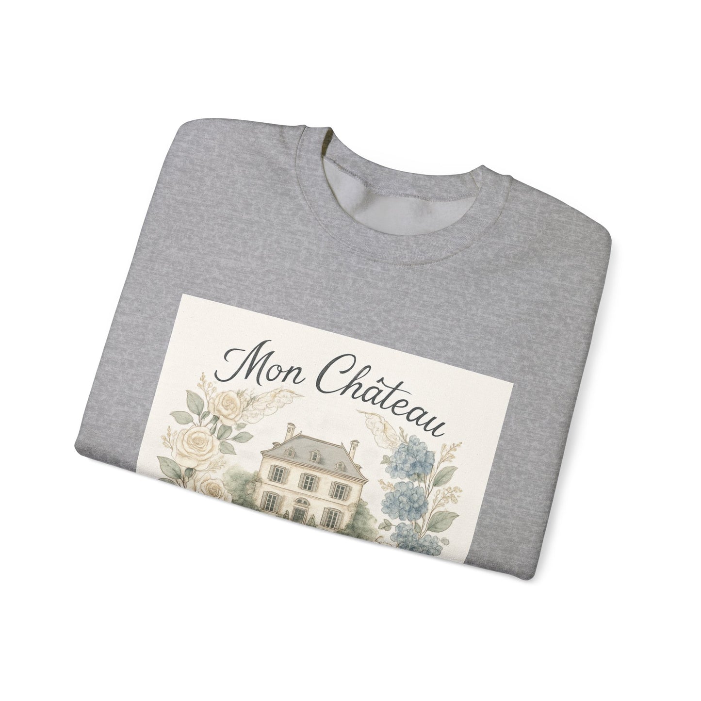 Cozy Floral Crewneck Sweatshirt - Mon Château Design