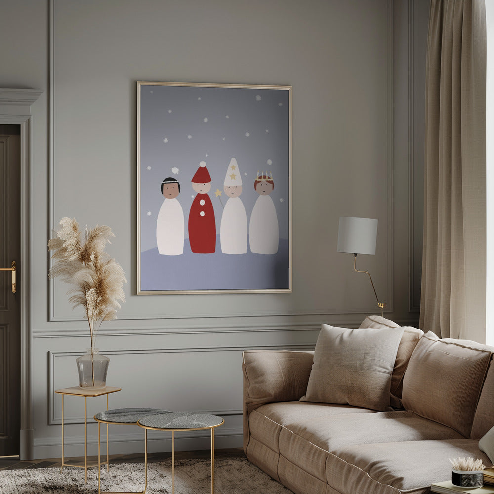 Wall art Swedish Lucia Canvas Print