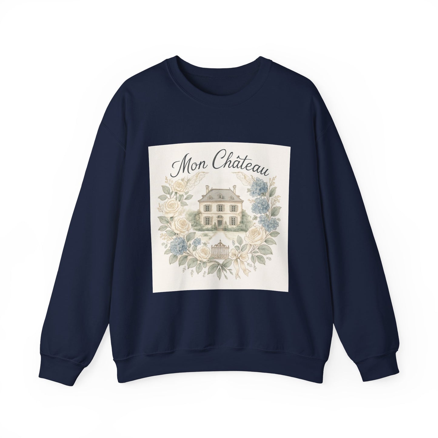 Cozy Floral Crewneck Sweatshirt - Mon Château Design