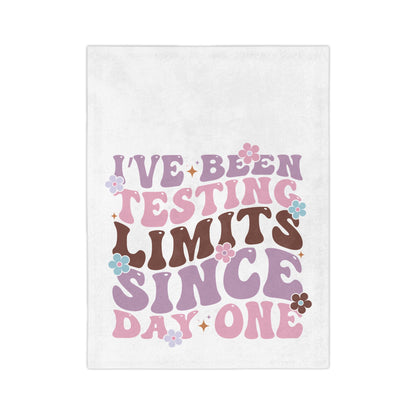 Testing Limits Since Day One Blanket, Soft & Cozy Throw