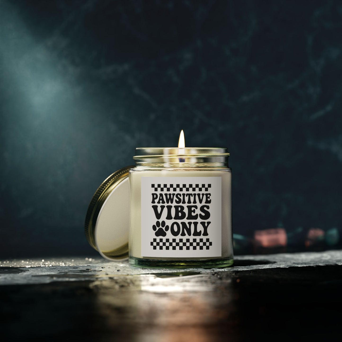 Pawsitive Vibes Candle "Pet Lover Gift