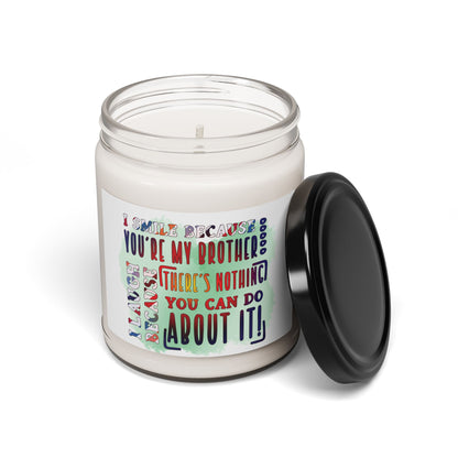 Brother Funny Quote Candle