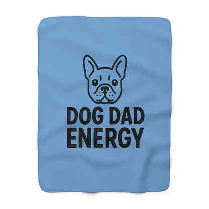 Dog Dad Blanket "Funny Pet Lover Gift