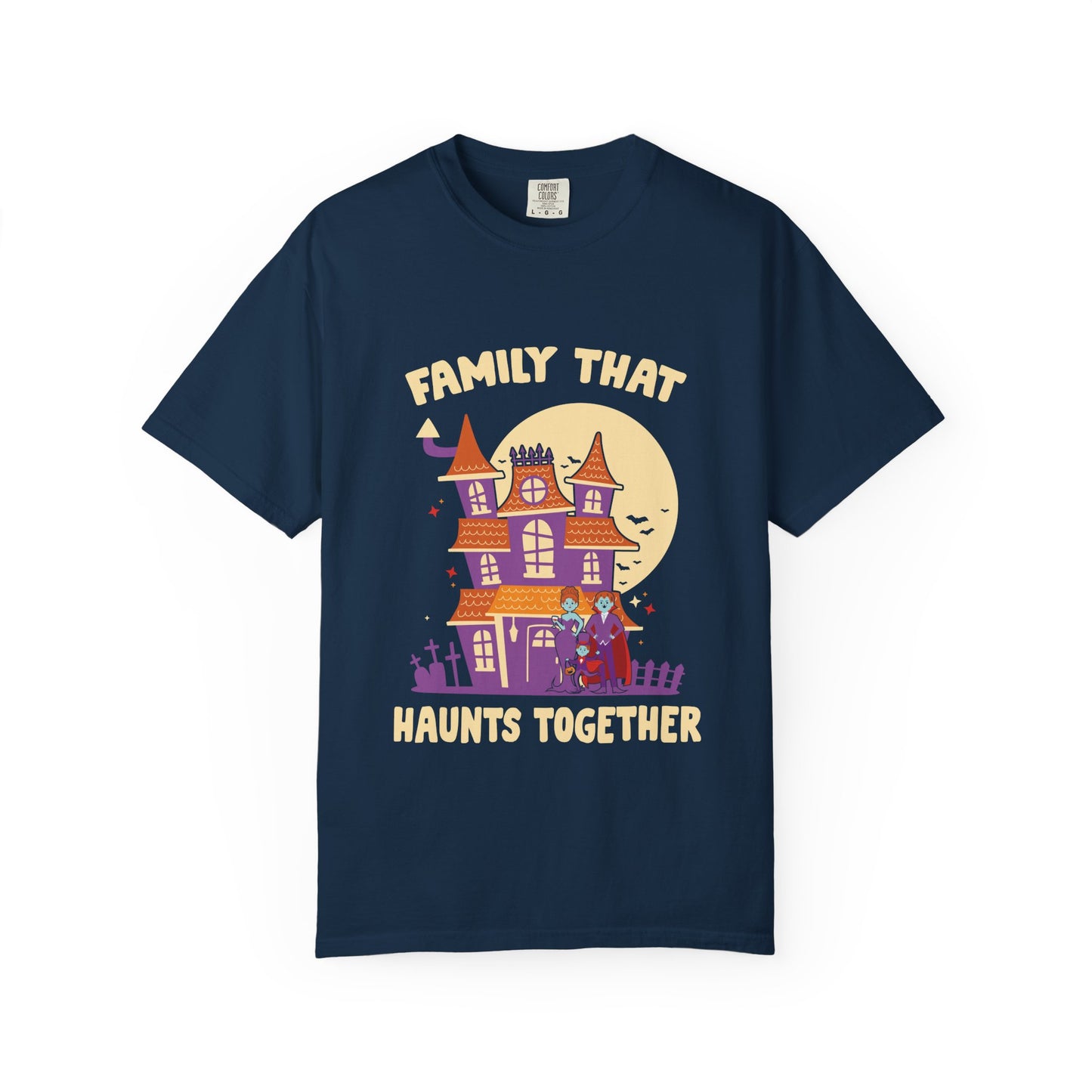 Family That Haunts Together Halloween T-Shirt