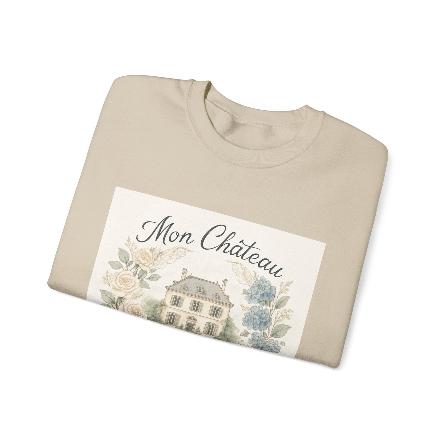 Cozy Floral Crewneck Sweatshirt - Mon Château Design