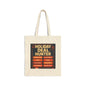 Holiday Deal Hunter Canvas Tote Bag