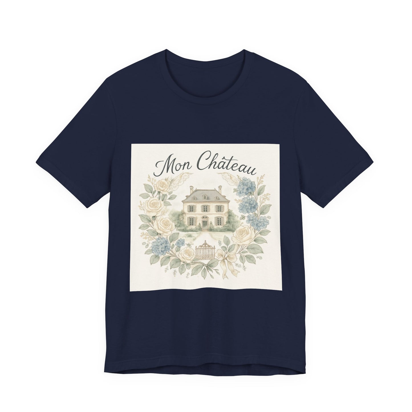 Charming Floral Mon Château Tee