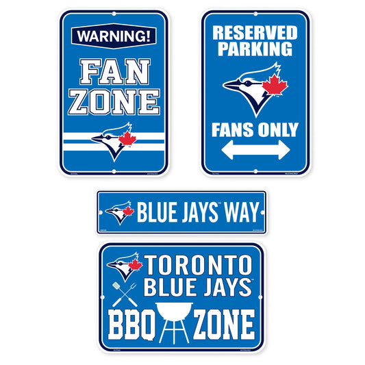 Toronto Blue Jays Four Pack Fan Sign Set