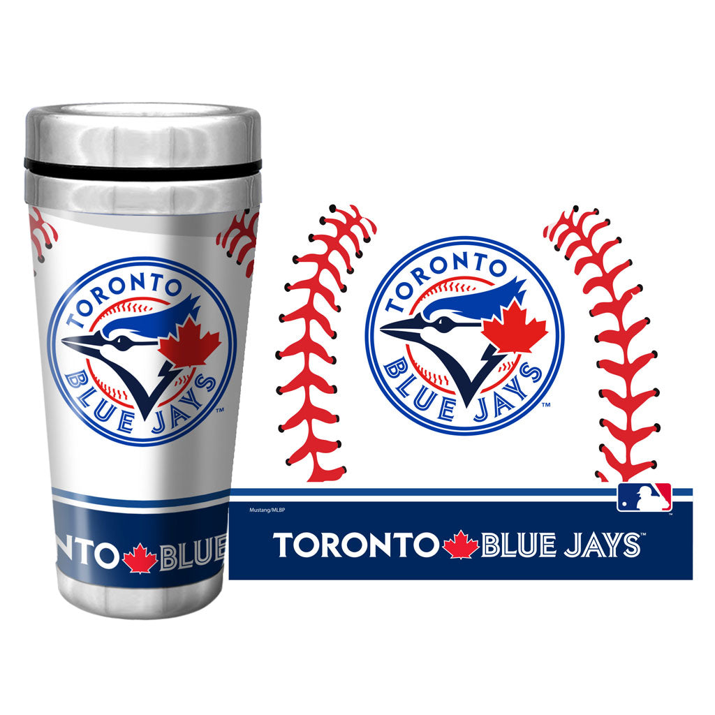 Toronto Blue Jays Travel Mug | Wallpaper Full Wrap 16 oz.