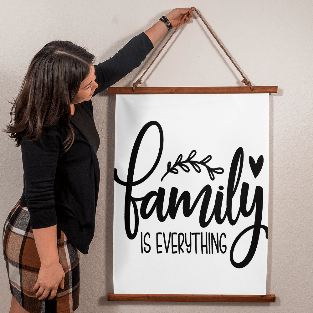 Family Is Everything – Meaningful Wall Tapestry for Home & Heart
