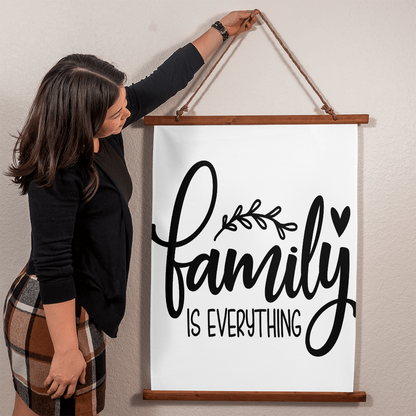 Family Is Everything – Meaningful Wall Tapestry for Home & Heart