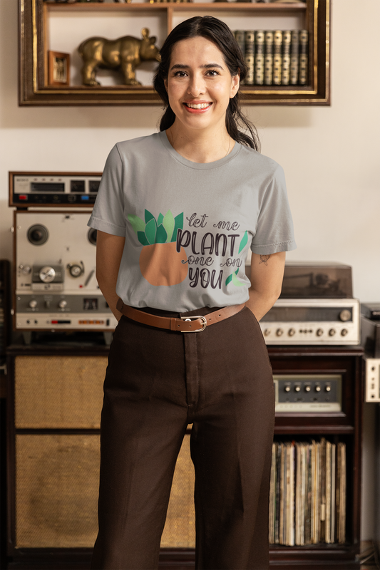 Plant Lover tee Botanical Graphic T-shirt for Adults,