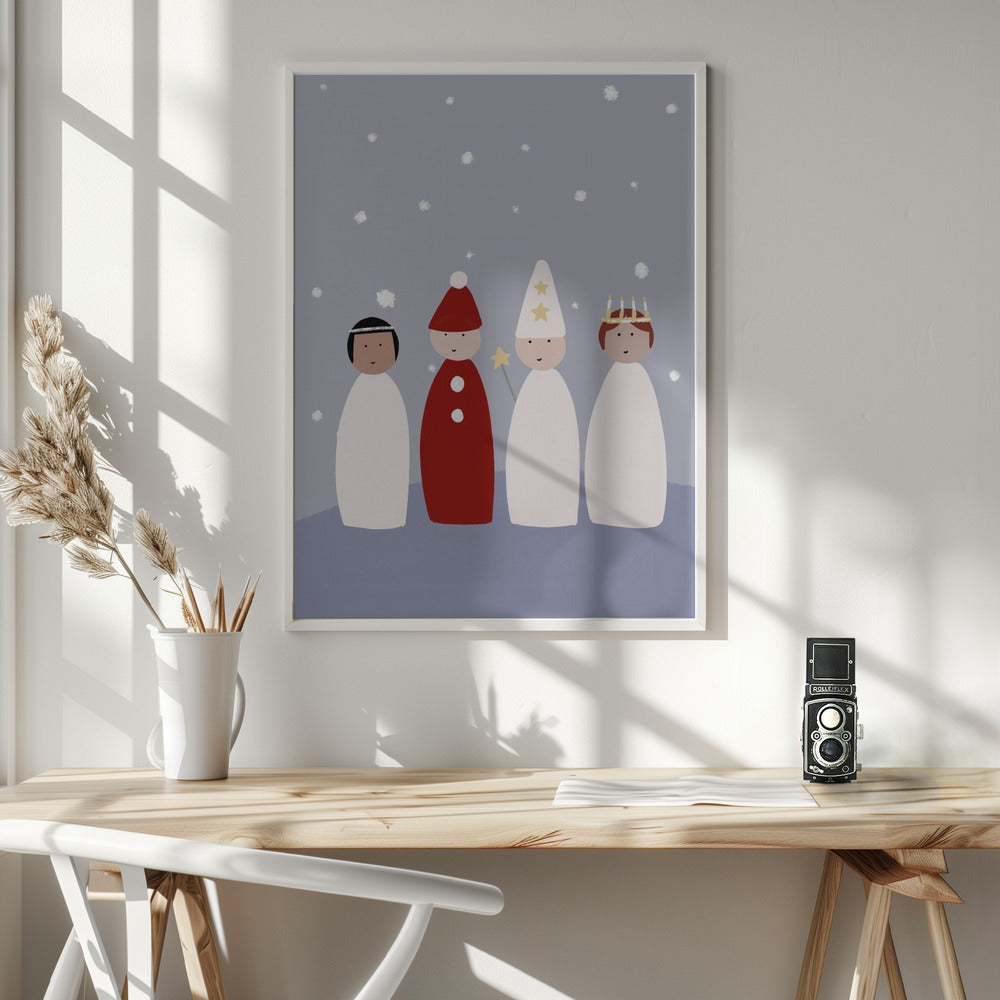 Wall art Swedish Lucia Canvas Print