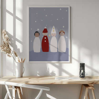 Wall art Swedish Lucia Canvas Print