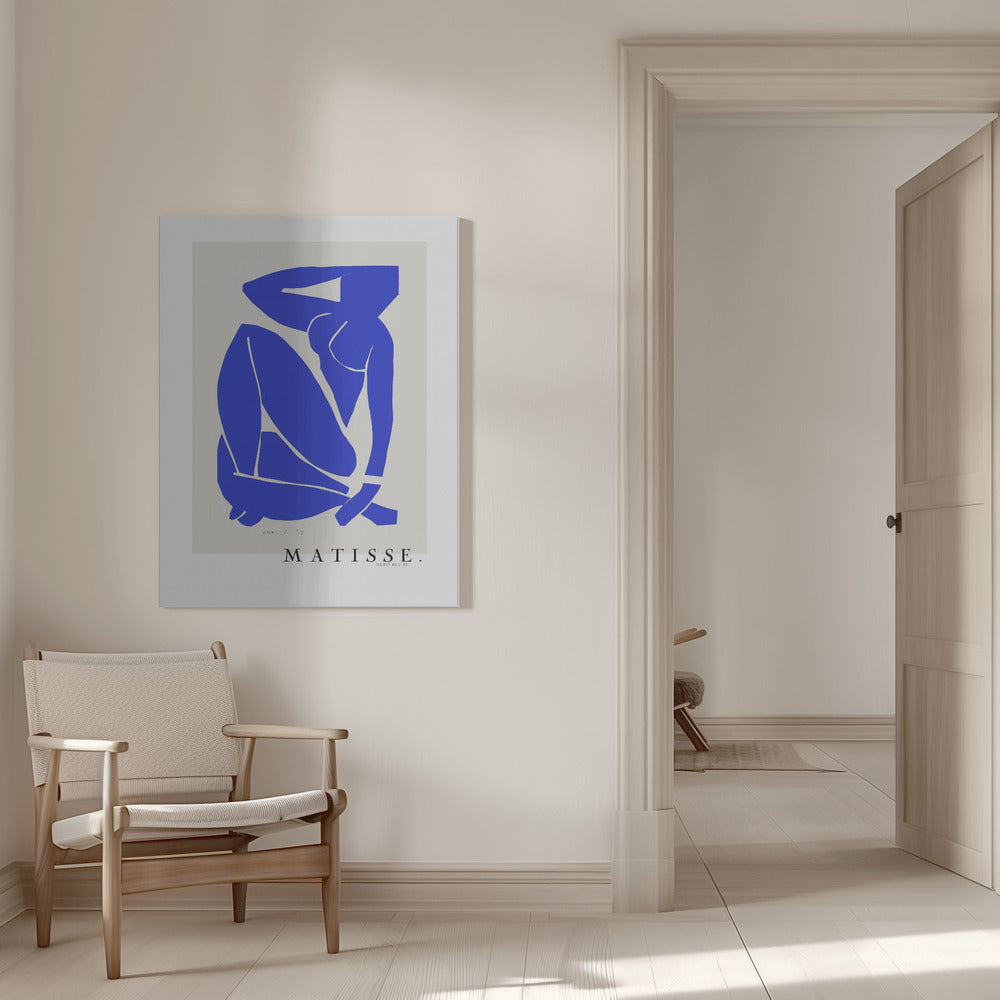 Wall art Nudo Blu III 1952 Boarder