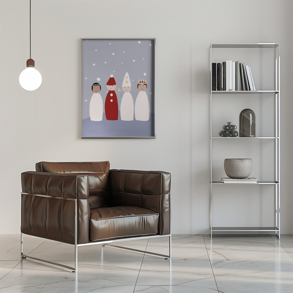 Wall art Swedish Lucia Canvas Print