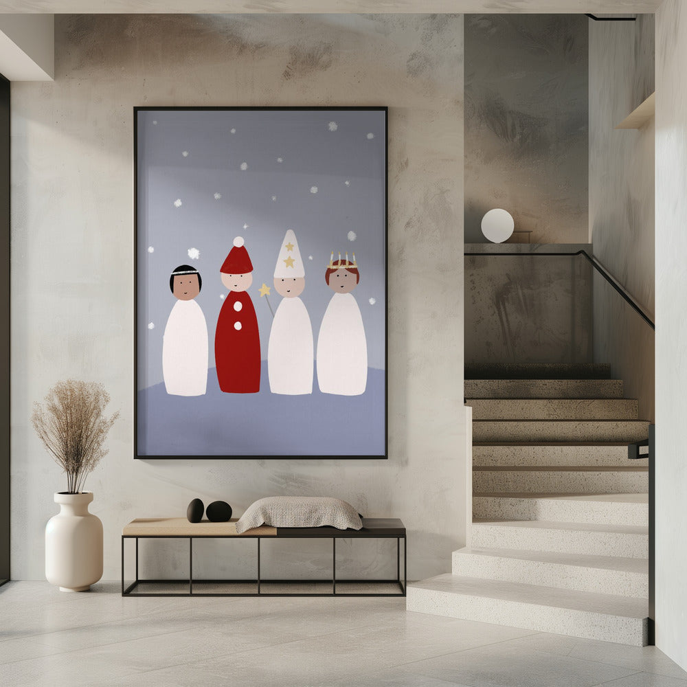 Wall art Swedish Lucia Canvas Print