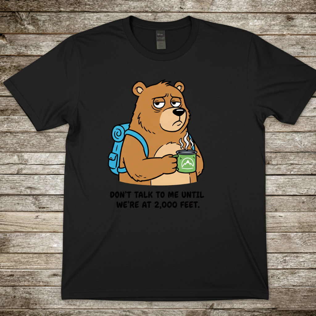 Printify T-Shirt Black / S 2000 ft T-Shirt 2000 ft T-Shirt