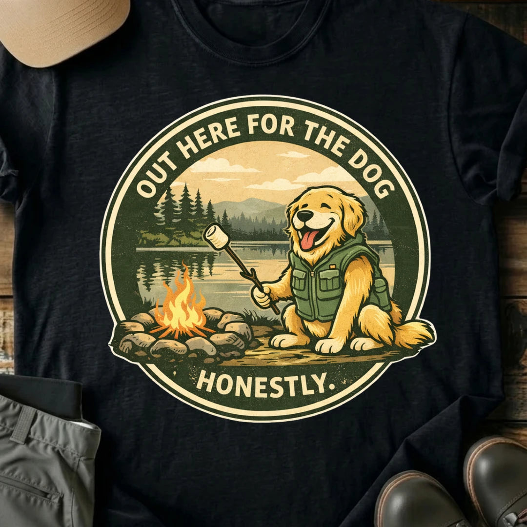 Printify T-Shirt Black / S For The Dogs T-Shirt For The Dogs T-Shirt