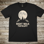 Printify T-Shirt Black / S Night Walk Therapy T-Shirt Night Walk Therapy T-Shirt