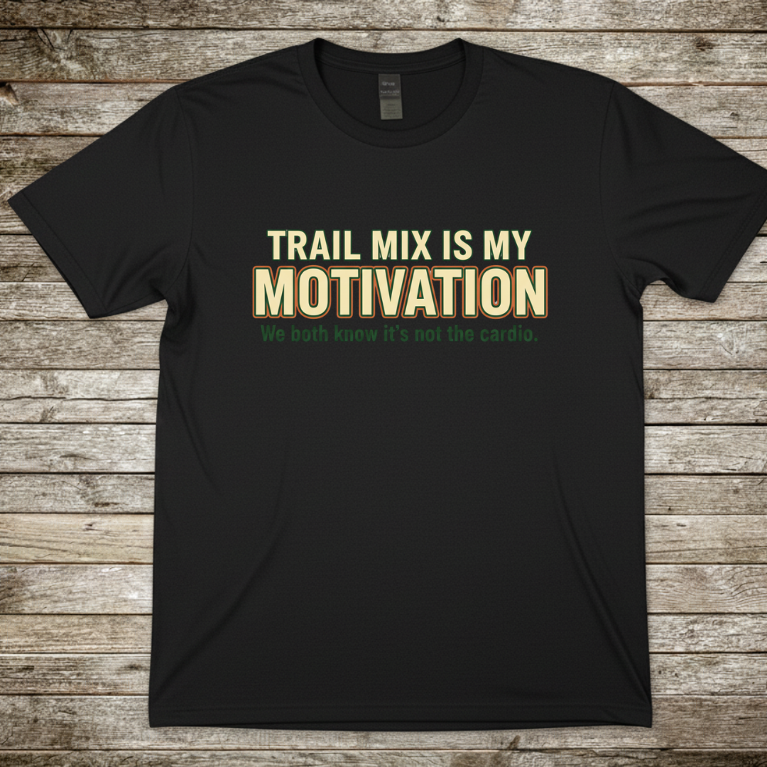 Printify T-Shirt Black / S Trail Mix T-Shirt Trail Mix T-Shirt