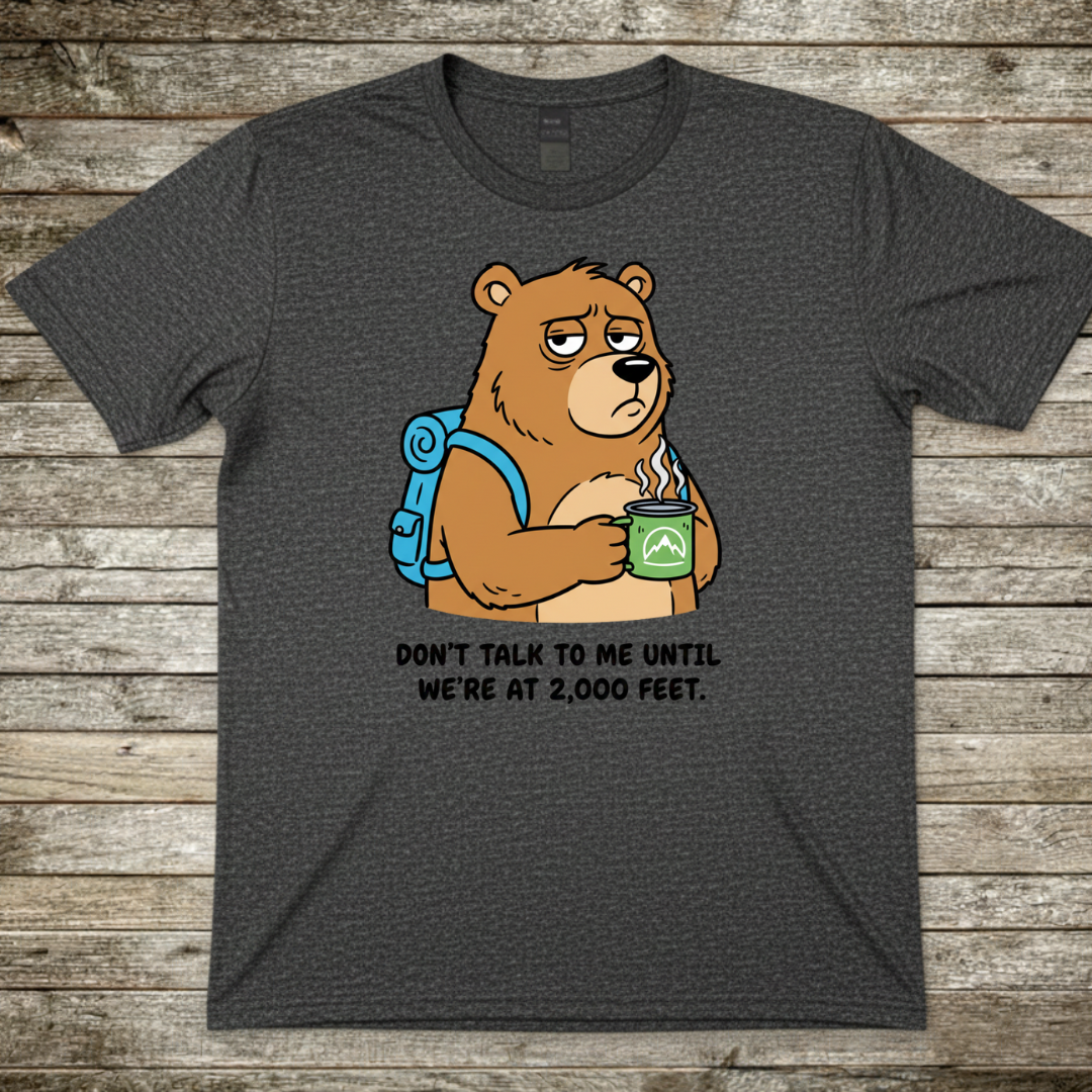 Printify T-Shirt Dark Heather / S 2000 ft T-Shirt 2000 ft T-Shirt